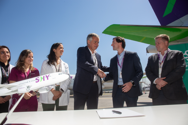 SKY y Clínica Alemana de Santiago sellan alianza para potenciar operativos médicos en regiones de Chile